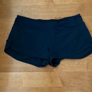 Women’s Navy Lululemon shorts. Size 8